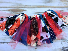 Cowgirl fabric tutu skirt