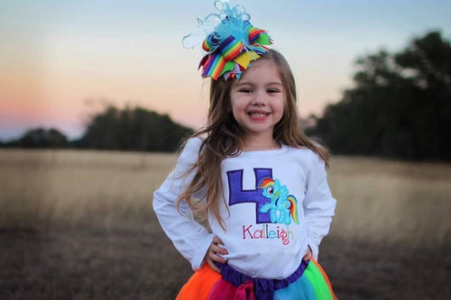 My Little Pony Rainbow Dash Birthday Shirt