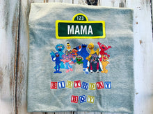 Sesame Street family Birthday shirts
