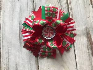 Christmas Bow 4 1/2 inches