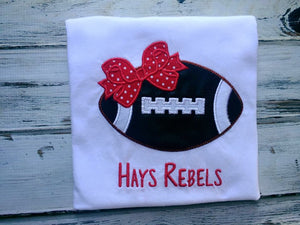 Girls Football shirt or onesie