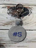 Volleyball Keychain personalized