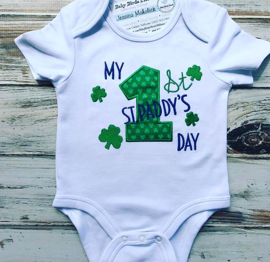 My 1st St. Patrick’s Day Onesie or Shirt