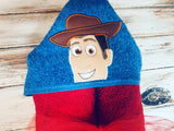 Toy Story Woody Hooded Towel