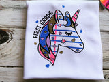 Unicorn 1st Grade back to School Shirt
