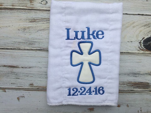 Baptism Burp Cloth
