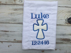 Baptism Burp Cloth
