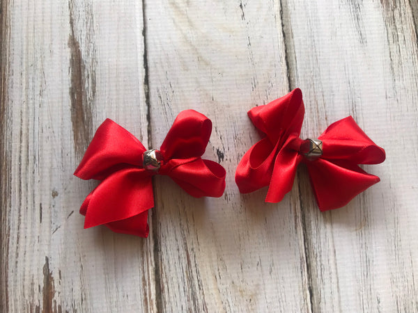 Small Christmas Bow with jingle bell