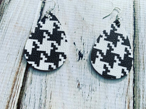 Houndstooth Earrings