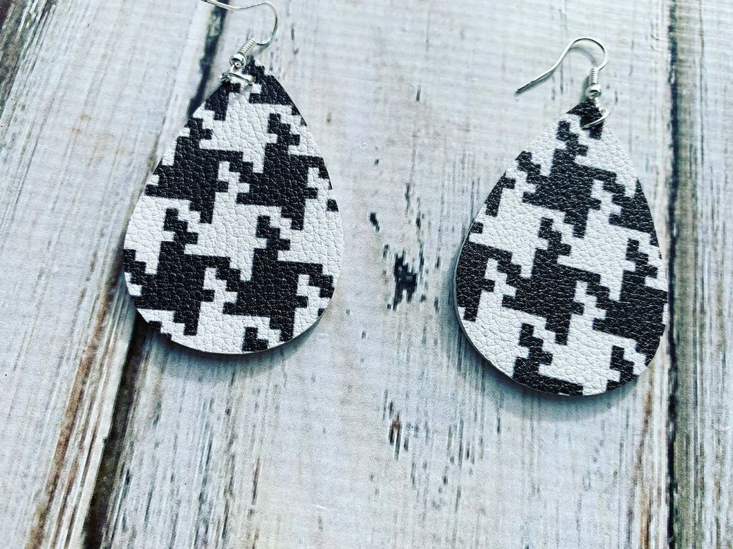 Houndstooth Earrings