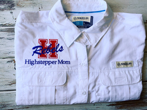 Hays HS High Stepper Mom Embroidered Logo