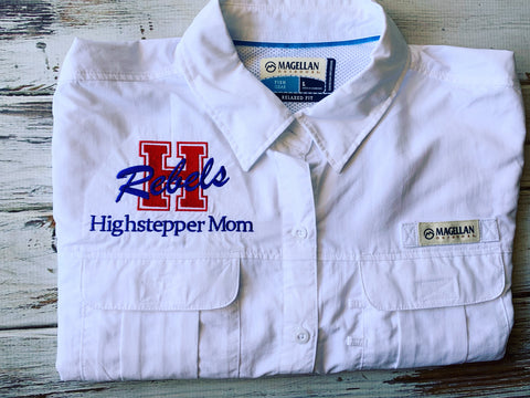 Hays HS High Stepper Mom Embroidered Logo