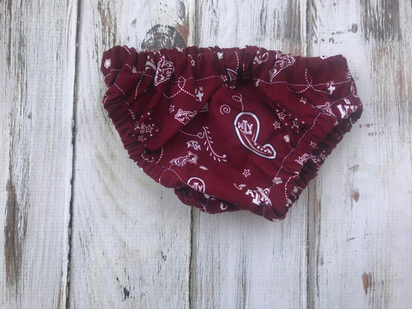 Texas Aggies diaper cover