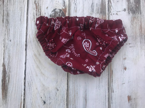 Texas Aggies diaper cover
