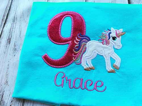 Unicorn birthday Shirt