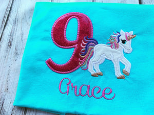Unicorn birthday Shirt