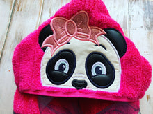 Panda Bear Hooded Towel