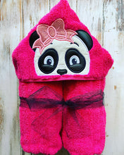 Panda Bear Hooded Towel