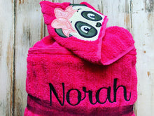 Panda Bear Hooded Towel