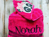 Panda Bear Hooded Towel