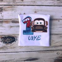Cars 1st Birthday onesie or shirt