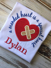 A Mended Heart is a special heart shirt or onesie