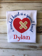 A Mended Heart is a special heart shirt or onesie
