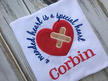 A Mended Heart is a special heart shirt or onesie