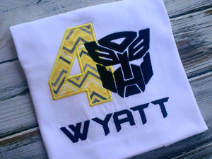 Transformer Birthday Shirt