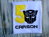 Transformer Birthday Shirt