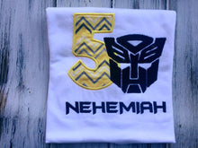 Transformer Birthday Shirt