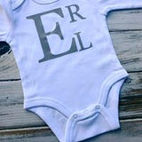 Monogrammed onesie or shirt
